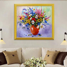Load image into Gallery viewer, Colorful Flowers Diamond Art Kit