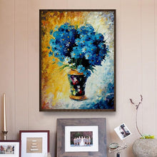 Load image into Gallery viewer, Blue Flowers Diamond Painting