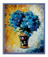 Load image into Gallery viewer, Blue Flowers Diamond Painting