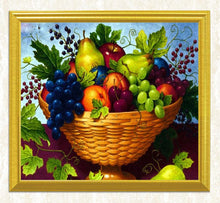 Load image into Gallery viewer, Appealing Fruit Basket - Diamond Art Kit
