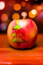 Load image into Gallery viewer, apple with xmas tree