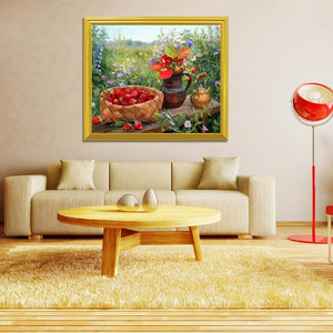 Strawberries & Flower Pott Painting Kit