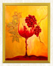 Load image into Gallery viewer, Red Grapes &amp; Wine Painting Kit