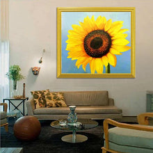 Load image into Gallery viewer, Sunflower Close up Diamond Art Kit