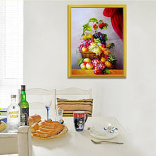 Load image into Gallery viewer, Basket Full of Fruits Diamond Art Kit