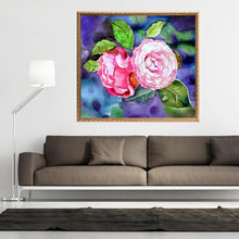 Load image into Gallery viewer, Camellia Flowers Diamond Art