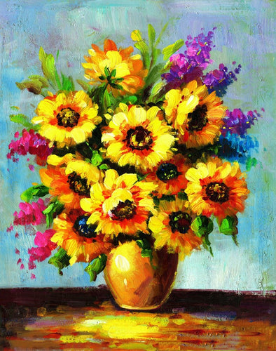 5D Full Drill Floral Painting