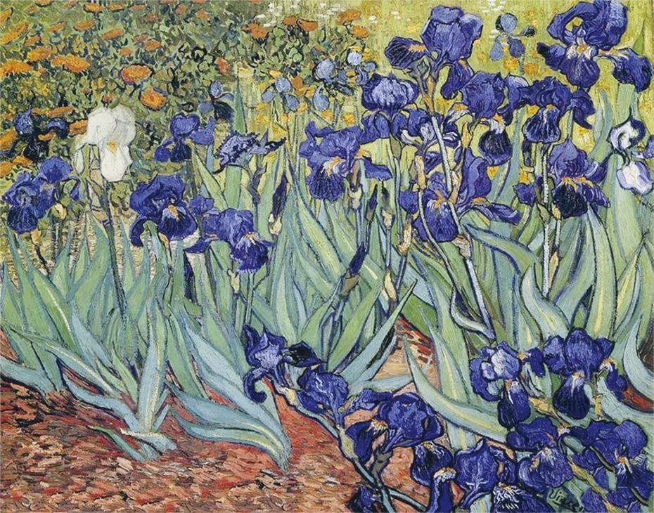 Van Gogh Flowers Painting