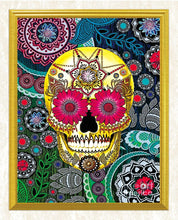 Load image into Gallery viewer, Sugar Skull Diamond Art Kit