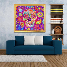 Load image into Gallery viewer, Abstract Skull Diamond Art Kit