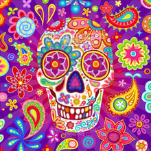 Load image into Gallery viewer, Abstract Skull Diamond Art Kit