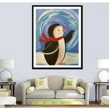 Load image into Gallery viewer, Snow Flake &amp; Penguin Painting Kit