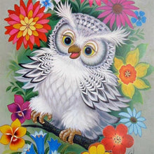 Load image into Gallery viewer, Owl 3D Diamond Painting