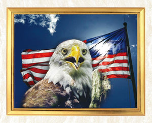Flag & Eagle DIY Diamond Painting