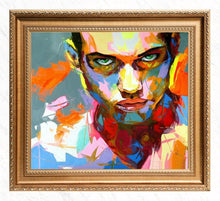 Load image into Gallery viewer, Colorful Portrait of Francoise Nielly&#39;s