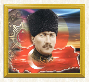 Portrait of Mustafa Kemal Ataturk