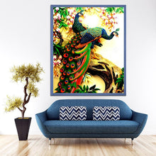 Load image into Gallery viewer, Beautiful Peacock DIY Diamond Painting