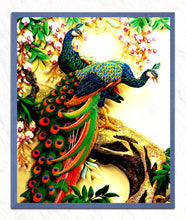Load image into Gallery viewer, Beautiful Peacock DIY Diamond Painting