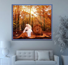 Load image into Gallery viewer, Gorgeous Lady with Forest Animals