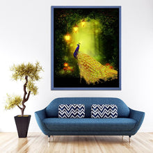 Load image into Gallery viewer, Forest Peacock Diamond Art Kit