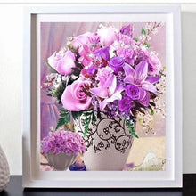 Load image into Gallery viewer, diamond painting flowers