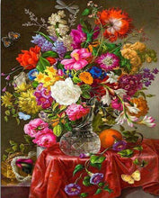 Load image into Gallery viewer, Flowers 5D Diamond Art