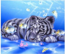 Load image into Gallery viewer, Tigers &amp; Rabbits Diamond Art Collection