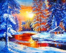Load image into Gallery viewer, Snowscapes Diamond Art Paintings Collection