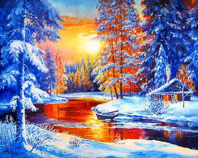 Snowscapes Diamond Art Paintings Collection