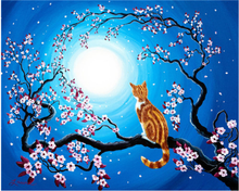 Load image into Gallery viewer, Trees &amp; Cats Painting Kits