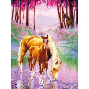 Horses Diamond Art Painting Kits
