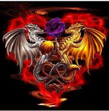 Load image into Gallery viewer, Dragons Paintings Diamond Art