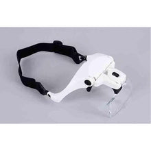 Load image into Gallery viewer, LED Light Headband Magnifier Glasses for Painting with Diamonds