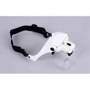 LED Light Headband Magnifier Glasses for Painting with Diamonds