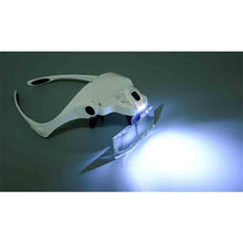 Load image into Gallery viewer, LED Light Headband Magnifier Glasses for Painting with Diamonds