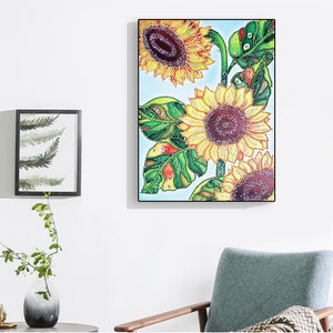 Modern Art Sunflower - Special Diamond Painting