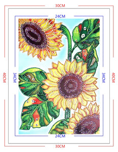 Modern Art Sunflower - Special Diamond Painting