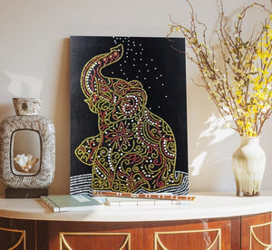 Elephant's Shower - Special Diamond Painting