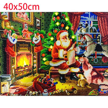 Load image into Gallery viewer, Santa LED Diamond Painting