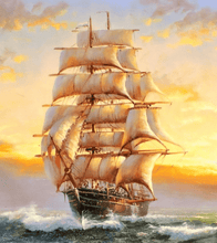 Load image into Gallery viewer, ship diamond painting
