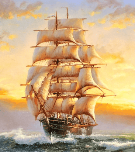 ship diamond painting